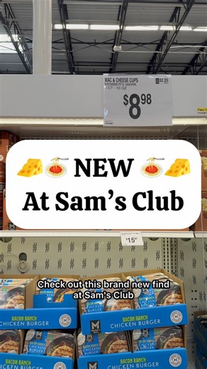 🔥 NEW @samsclub! 🔥 Member’s Mark Mac & Cheese just dropped and it’s giving cozy, cheesy goodness 🧀🍝✨ Here’s what you need to know: 🍝 Made with pipette rigate pasta (the cute curved kind!) 🧀 Real cheddar heavy cream = ultra creamy 💪 19g of protein per bowl ⚡ 580 calories 📦 4 single-serve microwavable cups 💵 $8.98 for the pack 🚗 Perfect for quick lunches or snacks on-the-go 👀 Are we excited for this one? Sound off in the comments below so we can dish! 🗣️💬🫶🏼 🎥 My full review drops T