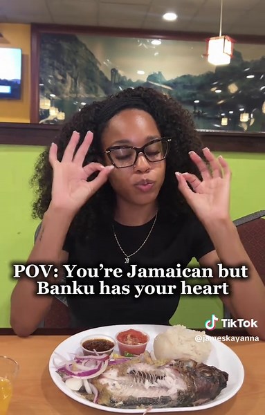 Yall told me I should try the Banku & tilapia…TEN OUT OF TEN • • • #ghanatok #ghanatiktok🇬🇭 #jamaicantiktok #ghana #fyp #ghanafunnyvideos #jamaica #jamaicantiktok🇯🇲viral #banku #ghanianfood #fyp #fyppp