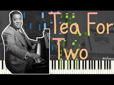 Art Tatum - Tea For Two 1933 (Classic Jazz / Stride Piano Synthesia)