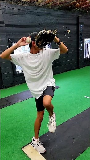 Baseball Pitching Drill Working on Balance, Direction & Timing