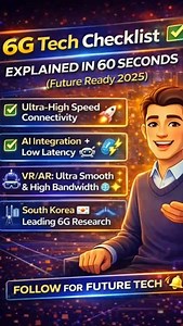 6G Technology Checklist Explained | Future Internet Features
