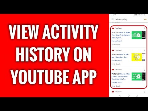 How To View Your Activity History On YouTube App