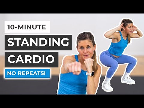 10-Minute Low Impact Cardio (All Standing, No Equipment)
