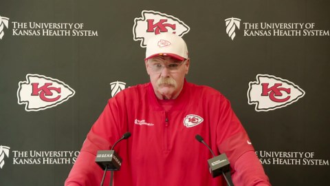 Andy Reid talks about the strength of the AFC West and wanting to defend Chiefs' division title