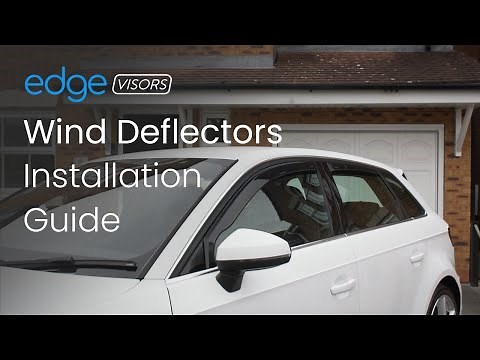 How to Install Edge Visors Wind Deflectors - Step-by-step Wind Deflector Installation Guide