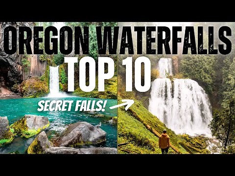 TOP 10 WATERFALLS TO VISIT IN OREGON - 4K TRAVEL GUIDE
