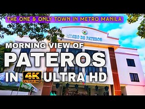 Exploring Pateros In 4K Ultra HD | Walking Tour & Jeepney Ride To Pasig City, Metro Manila 🇵🇭