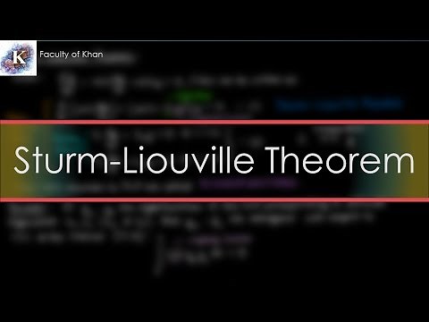 Sturm-Liouville Theorem and Proof