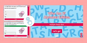 Who Am I? Alphabet Quiz