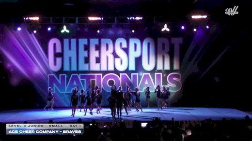 ACE Cheer Company - Braves [2026 L4 Junior - Small Day 1] 2026 CHEERSPORT National All Star Cheerleading Championship