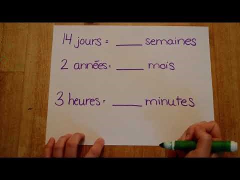 Mathematics - the measurement of time month, year, week, day, hour and minute