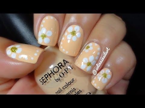 Quick & Easy Flower Nail Art Tutorial | Selina's Nail Art