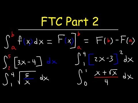 Fundamental Theorem of Calculus Part 2