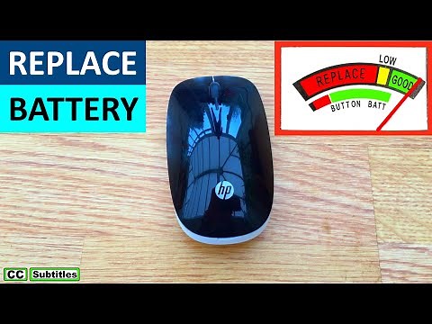 How to change battery in a Wireless Mouse - Wireless Mouse Battery Change