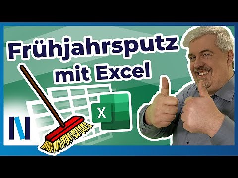 Excel: Mit den Funktionen GLÄTTEN und SÄUBERN unnötige Leerzeichen und Zeilenumbrüche beseitigen!