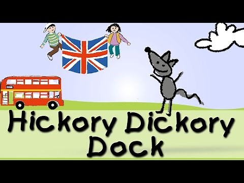 Hickory Dickory Dock - englische Kindergarten Lieder || Kinderlieder