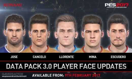You can now download PES 2017's Data Pack 3.0