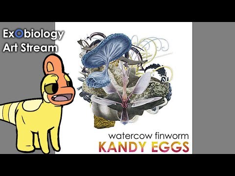 Exobiology Art Stream (Making Merch) February 28, 2026