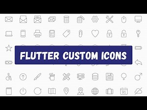 Flutter Icons | custom icons generator + Refine SVG script