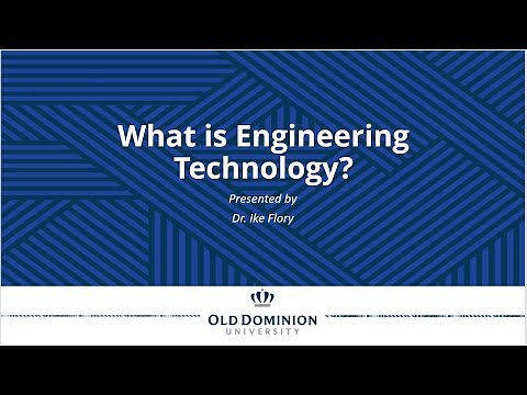 What is Engineering Technology?