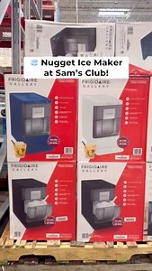 🧊Just in time for summer, these Frigidaire Nugget Ice Makers look so nice! This machine features a 44lb capacity, a touch screen, and comes in three colors! Just $249.98! #samsclub #summerdrinks #colddrinks | Sam’s Club Lovers