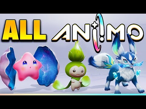 Aniimo - ALL 62 ANIIMO and their EVOLUTIONS!