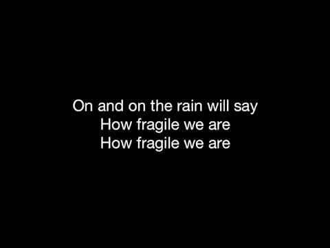 FRAGILE | HD with lyrics | STING | cover by Chris Landmark