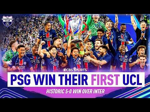 PSG crowned CHAMPIONS of Europe 👑| Demolish Inter Milan in Champions League Final | Champions Club