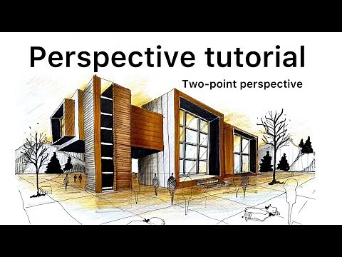Drawing tutorial :architectural sketch tutorial