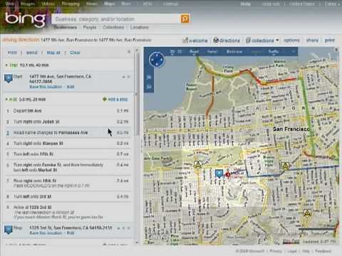 How to use Bing Maps feature
