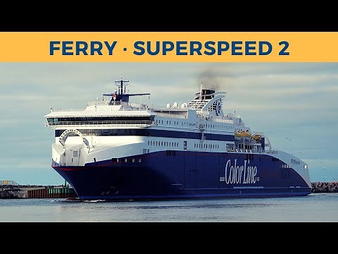 Passage on ferry SUPERSPEED 2, Larvik-Hirtshals (Color Line)