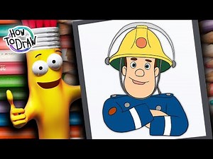SAM from Fireman Sam - How to draw?! #7