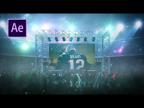 After Effects Tutorial - Create a 3D Concert Stage with Crowd