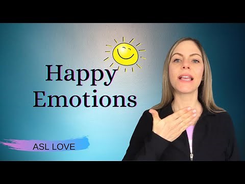 How to Sign - HAPPY EMOTIONS - Feelings - Sign Language - ASL