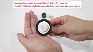 0887298 Total Repair Kit Replacement for watts LF009/009 series Reduced Pressure Zone (Fit 1/4-1/2 Inch Models)