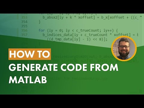 How to Generate Code from MATLAB