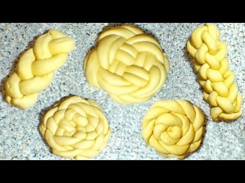 25 easy bread shaping / braiding techniques - for challah, brioche, tsoureki, zopf etc.