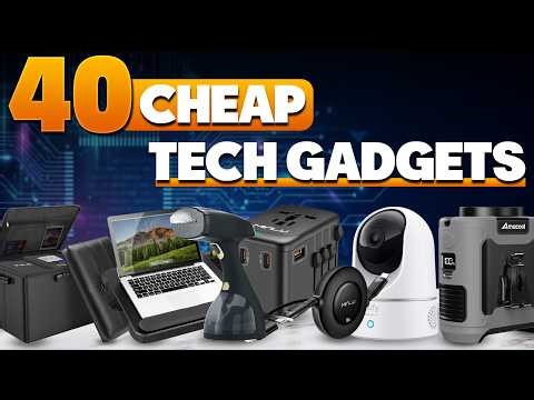 40 CHEAP Amazon Tech Gadgets That Are ACTUALLY Worth BUYING!