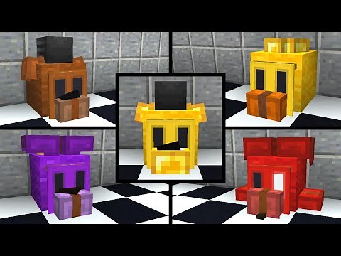 Building Every FNAF 1 Animatronic in Minecraft! (Java Edition)