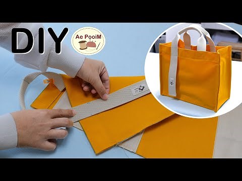 Quick & Easy! How to make a Daily Tote bag without Lining
