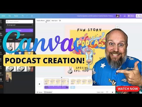 How To Create a Podcast in Canva