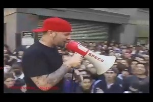 Never before seen footage for the making of Limp Bizkit's Nookie music video. Fred Durst directs the crowd divided in male and female groups to do the screams in the final moments of the video, called the 'squeak' sequence. | Dark New Sound
