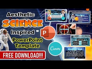 SCIENCE INSPIRED POWERPOINT TEMPLATE ✨
