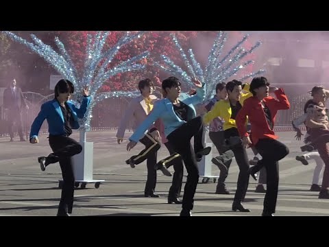 BTS Crosswalk Concert Full Performance - Butter, Dynamite, Permission to Dance James Corden Fancam