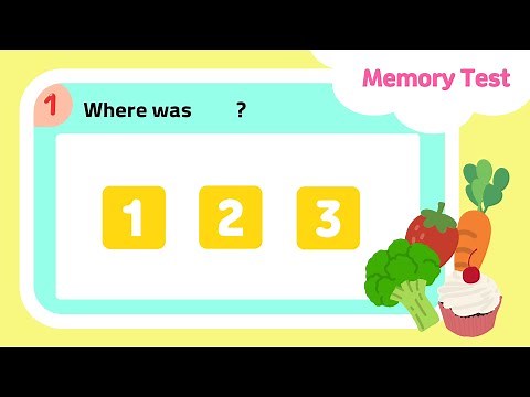 Help kids sharpen their memory! | Brain training game for preschooler and the whole family.