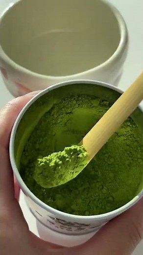 making a matcha latte at home 🍵