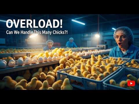 INSIDE A MODERN POULTRY HATCHERY 🐣 HOW MILLIONS OF CHICKS ARE BORN – FULL PROCESS