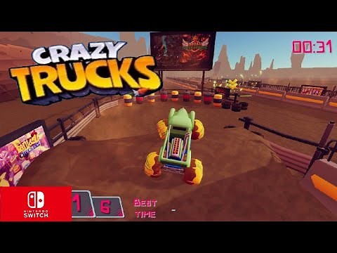 Crazy Trucks Nintendo switch gameplay