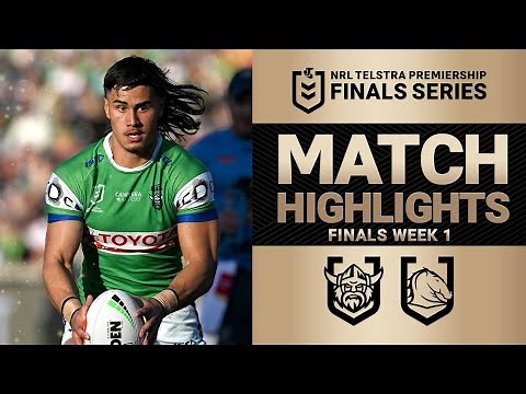 NRL Highlights | 2025 NRL Match Highlights | Raiders v Broncos | Finals Week 1