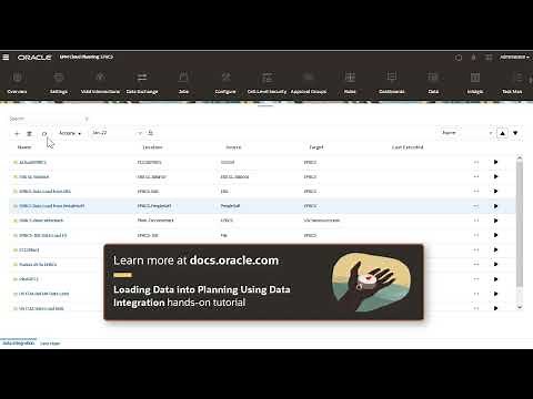 Creating File-Based Data Integrations in Cloud EPM Planning